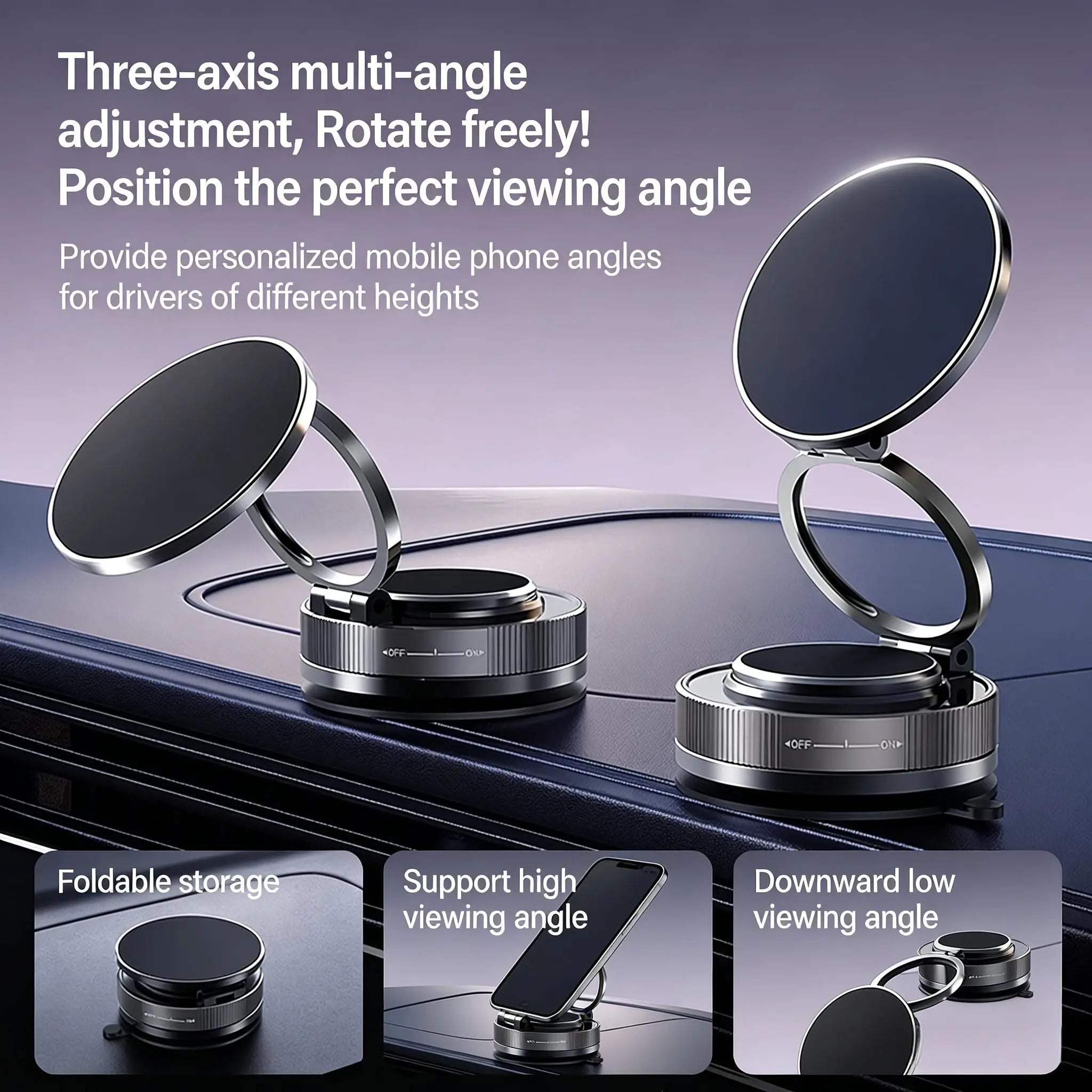 GripPro Magnetic Car Mount 360°