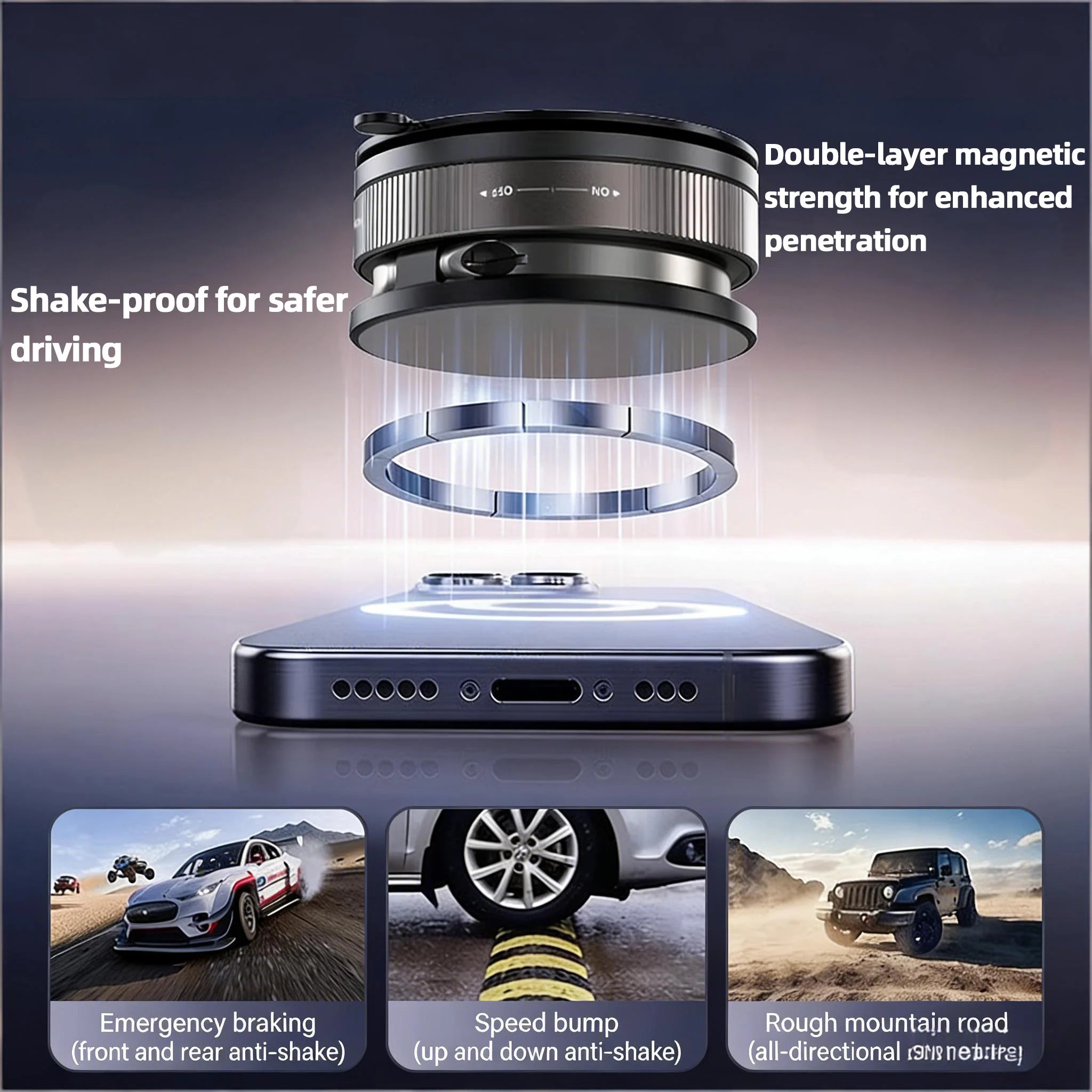 GripPro Magnetic Car Mount 360°